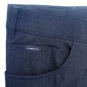 Men’s Alberto TOM Ceramica Comfort Fit Pants, Charcoal Gray, Size 46, Germany